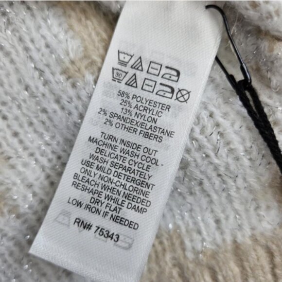 Brand New Happily Grey Women's Cropped Sweater - Picture 6 of 6